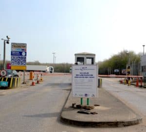 Ashford International Truck Stop | Secure Facilities, including security fence, gate, & patrols.